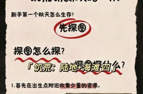 《饥荒联机新手必学100个技巧》（掌握这些关键技巧）
