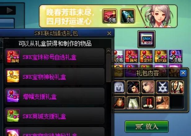 DNF包五一套购买后能剩下哪些物品？  第1张