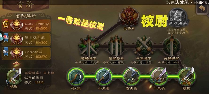 三国杀中校尉以下的段位有哪些？这些段位的晋升条件是什么？  第2张