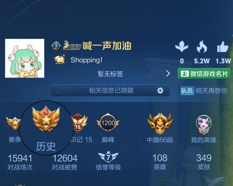 《王者荣耀》中如何展示荣耀印记？  第3张