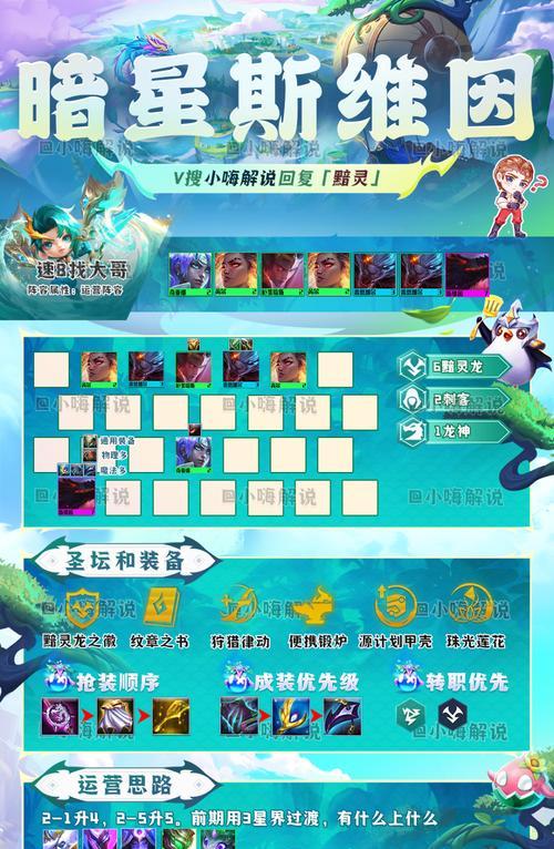 云顶之弈1017重装暗星阵容攻略（全面解析最强暗星阵容）  第2张