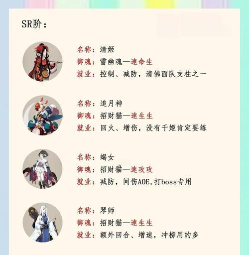 阴阳师中如何选择合适的式神？选择式神的标准是什么？  第2张