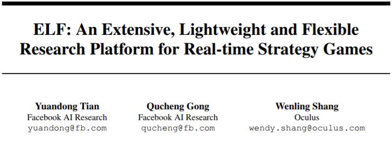 Facebook开源游戏平台ELF，简化版《星际争霸》完美测试人工智能  第8张