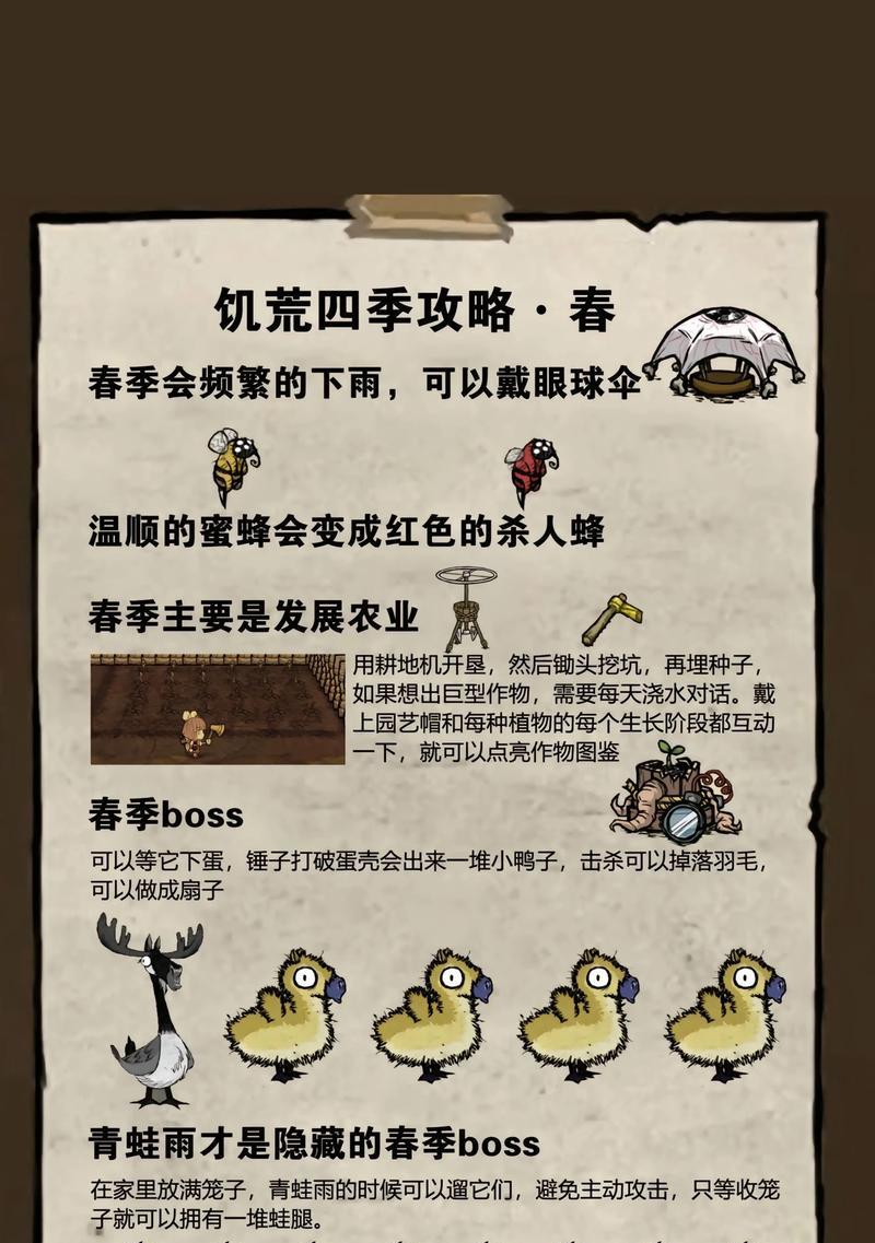 《饥荒联机新手必学100个技巧》（掌握这些关键技巧）  第3张